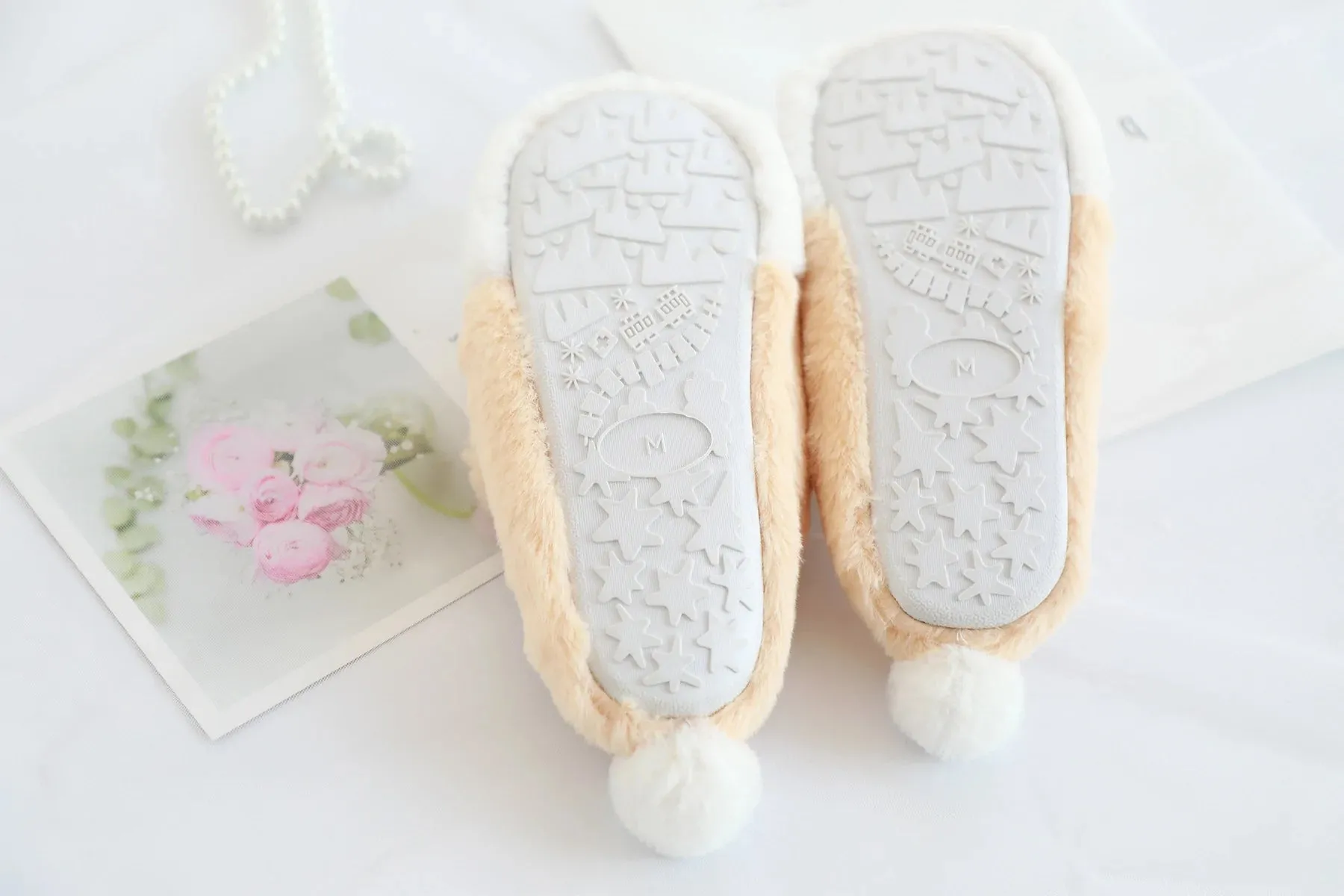 Snugglee Plush Reindeer Rudolf Indoor Slippers