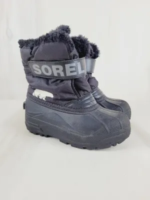 SOREL BLACK WINTER BOOK SIZE 13 PRE-LOVED