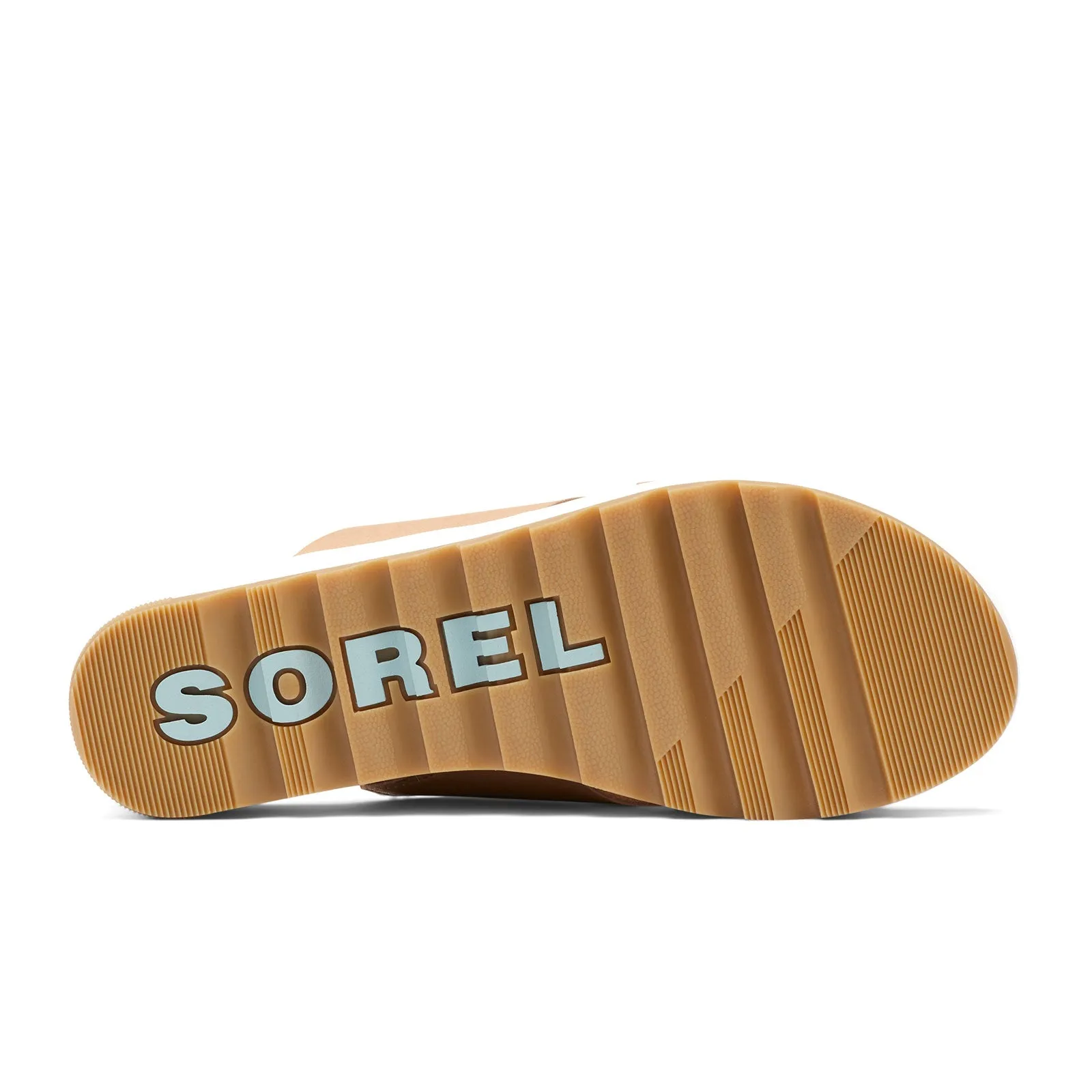 Sorel Cameron Flatform Slide Sandal (Women) - Honest Beige/Sea Salt