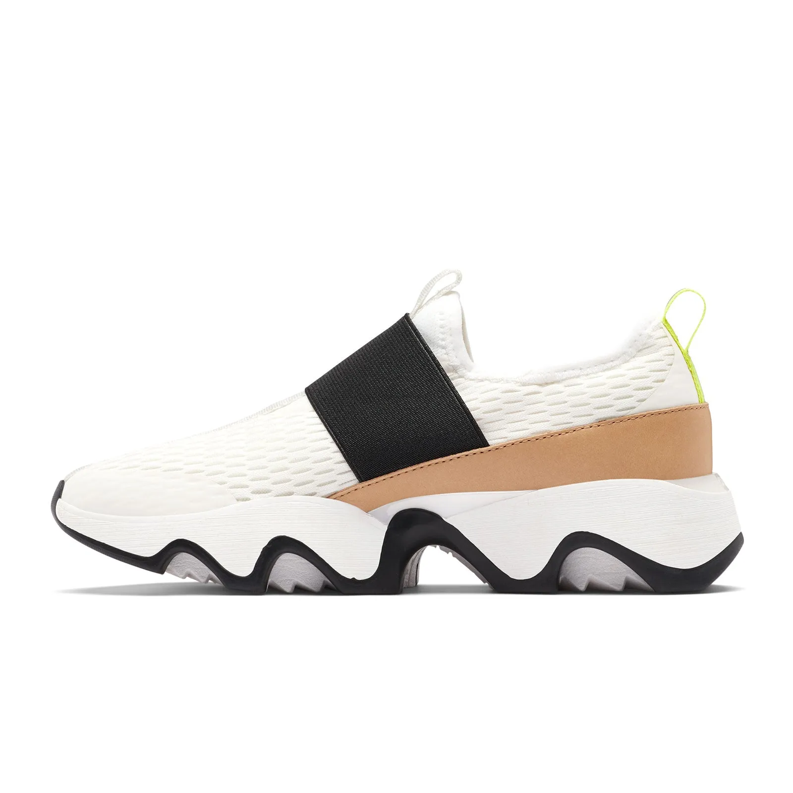 Sorel Kinetic Impact II Strap Sneaker (Women) - Sea Salt/Black