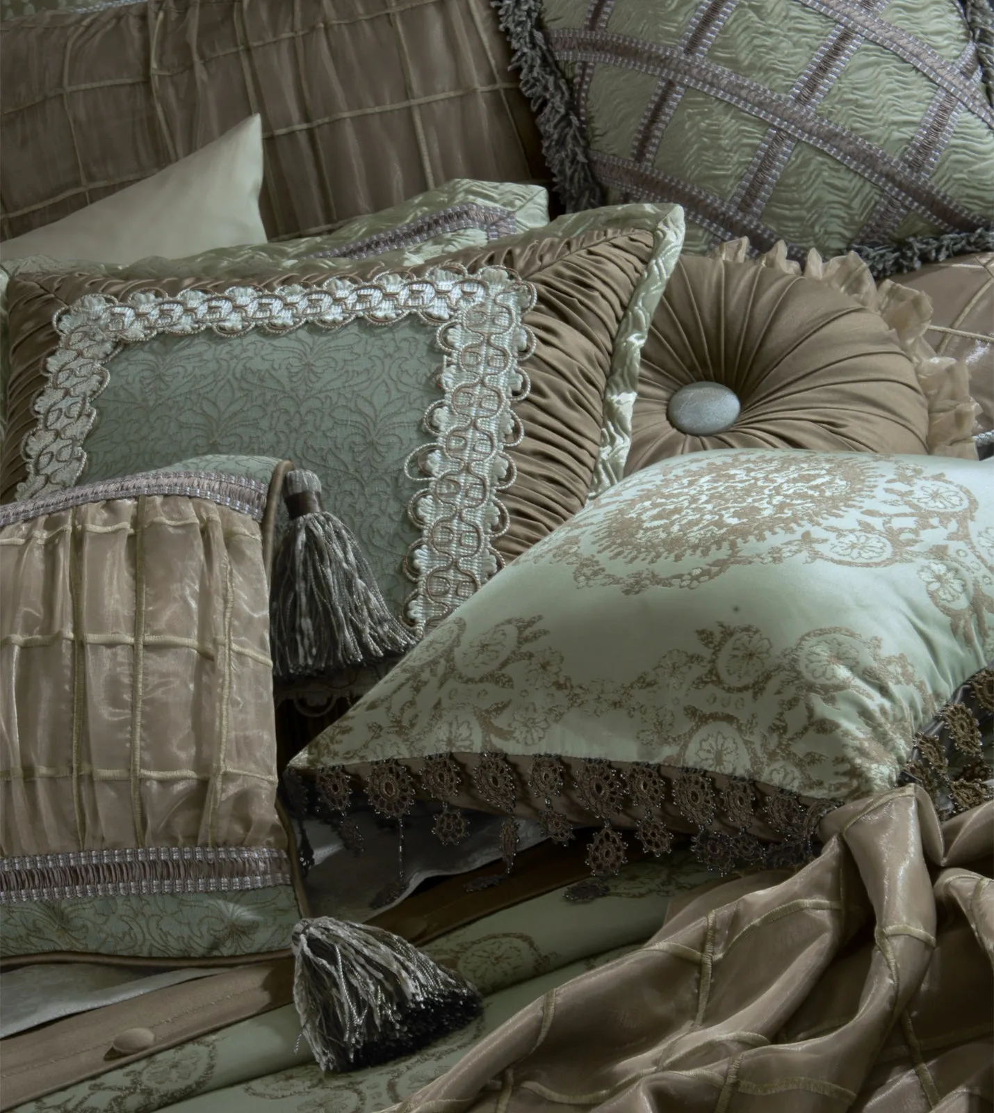Sorel Spa Mitered Throw Pillow Cover 20x20