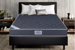 Springtek Coir Mattress | Thermal Bonded Foam with Coir Support | Orthopaedic Mattress | Anti Microbial Fabric Medium Firm & Plush King Size 6 Inches Gadda | 78x72 Inch