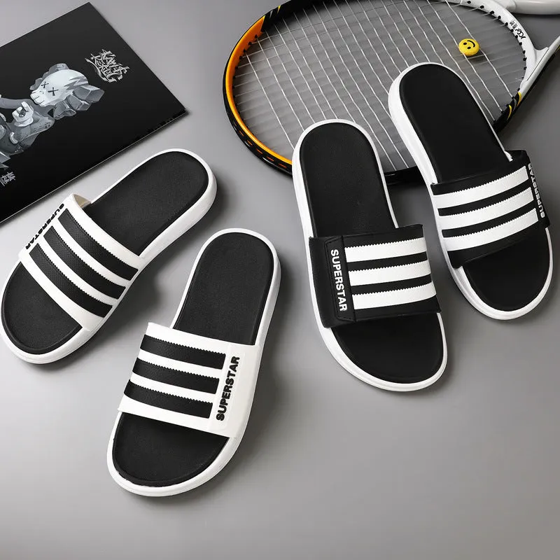 Stripe Slippers for Women