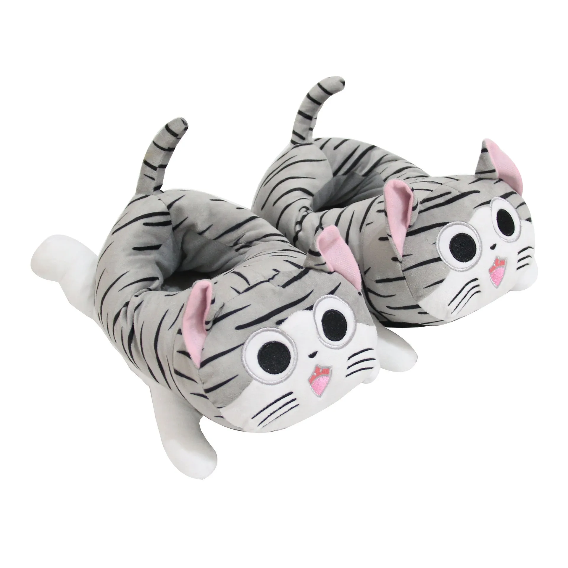 Sweet Kitten Plush Slippers for Women