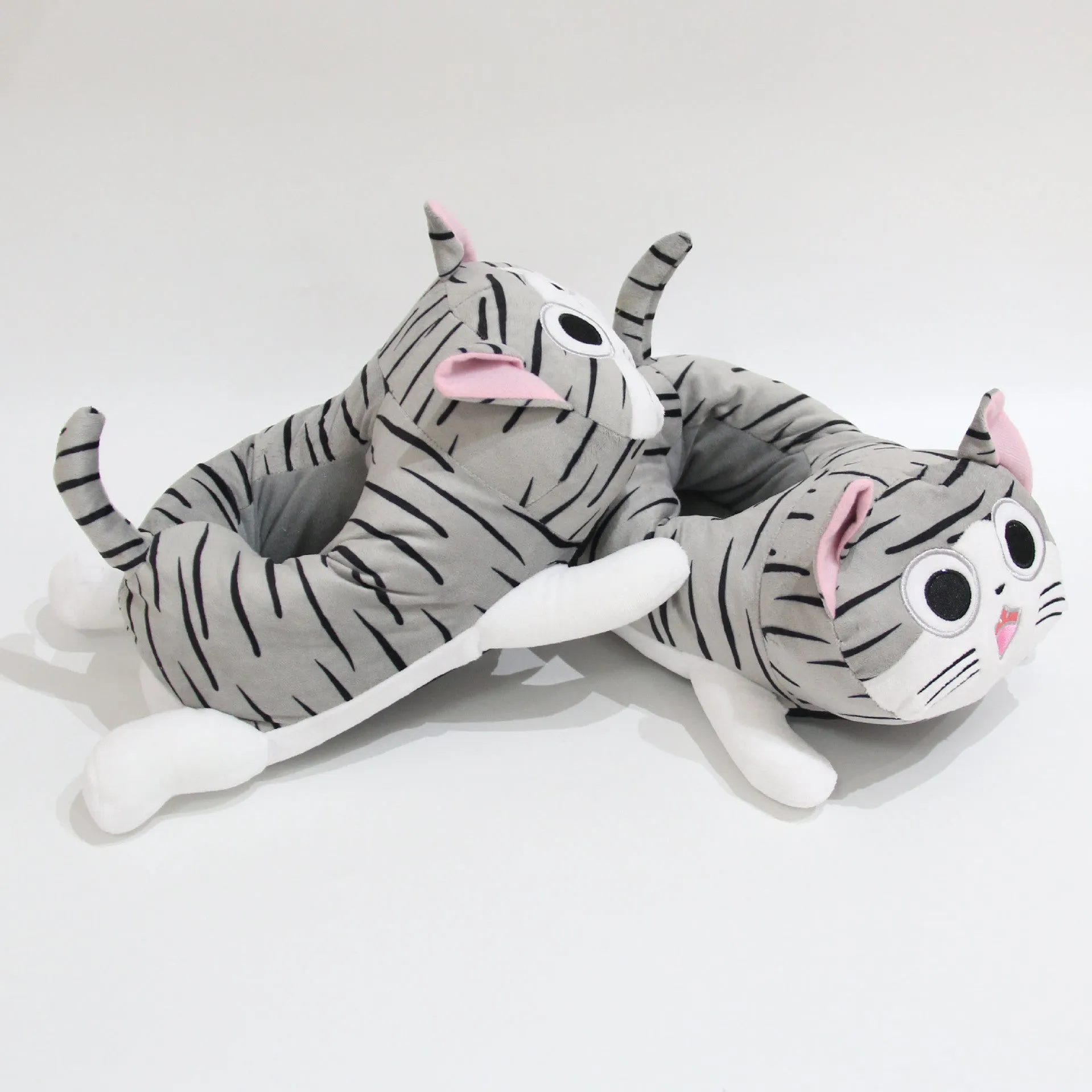 Sweet Kitten Plush Slippers for Women