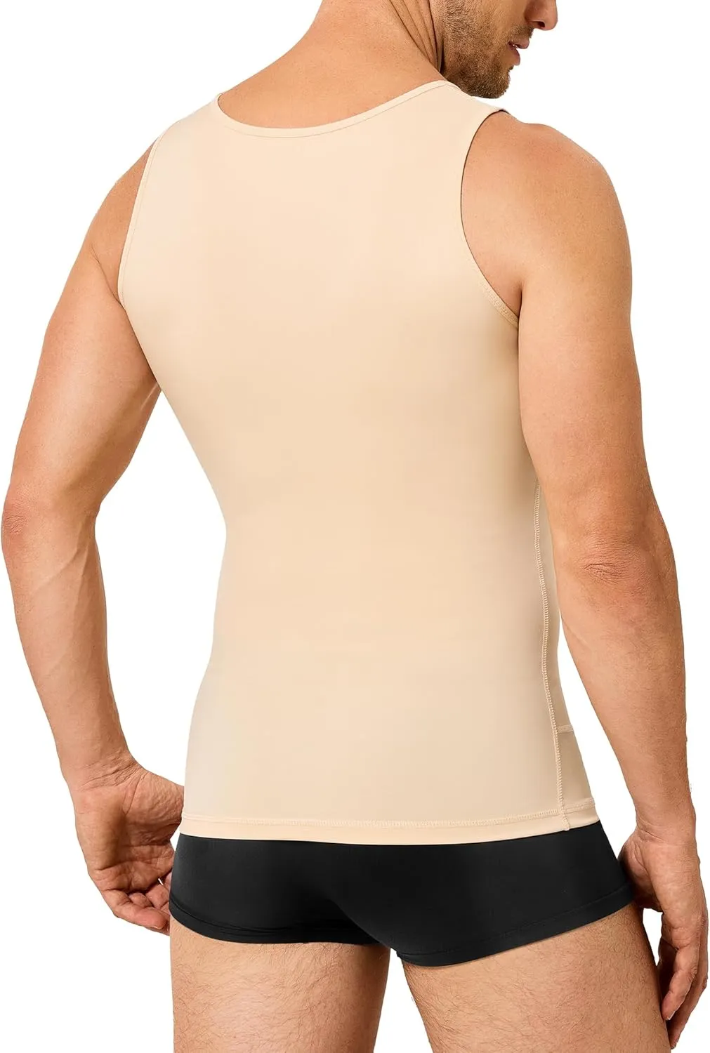 TAILONG Compression Shirt Men Shapewear Slimming Body Shaper Vest Compression Tank Top Undershirt