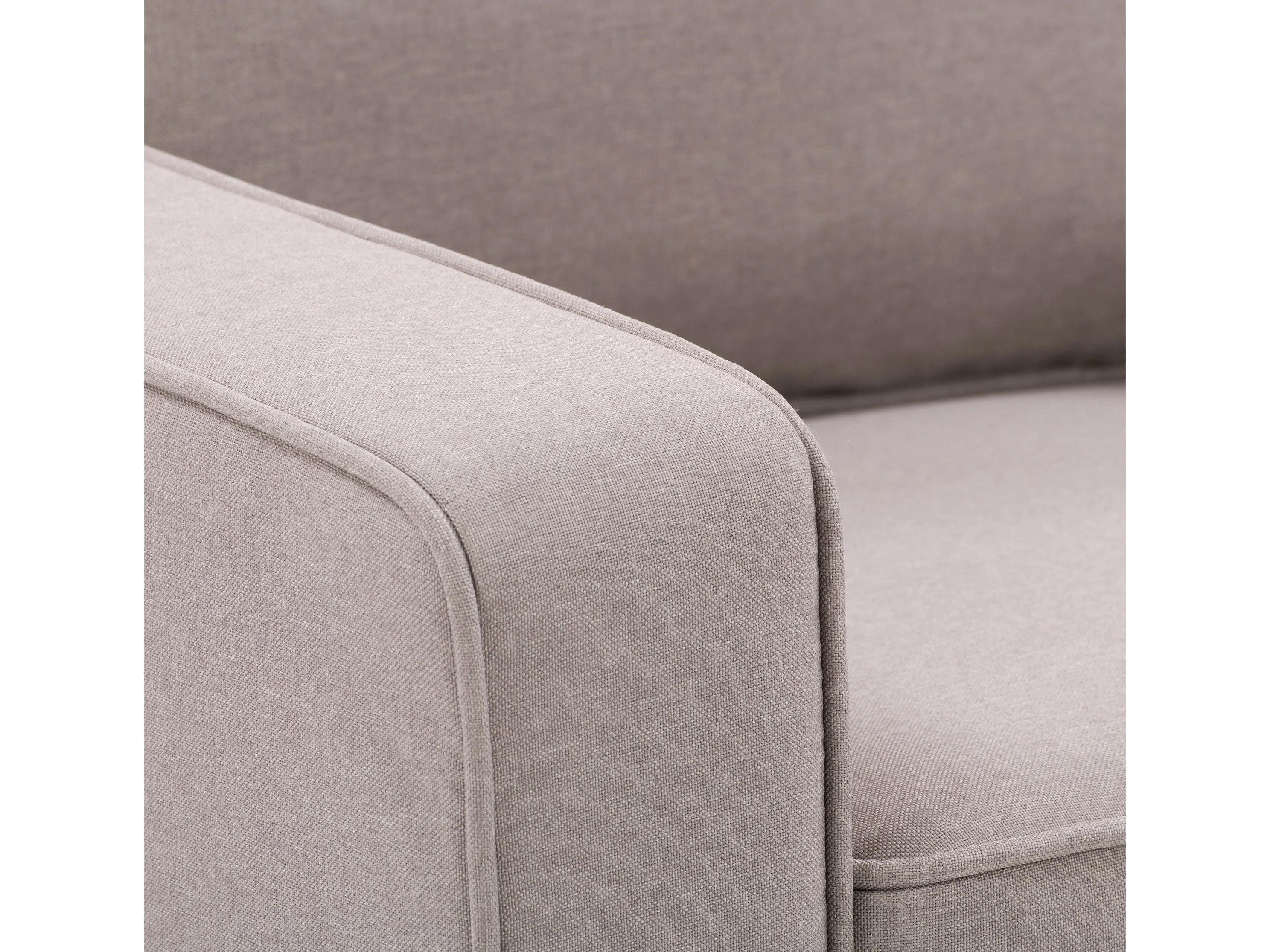 Taupe 2 Seater Loveseat and Chair Set, 2 piece