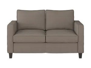 Taupe 2 Seater Sofa Loveseat