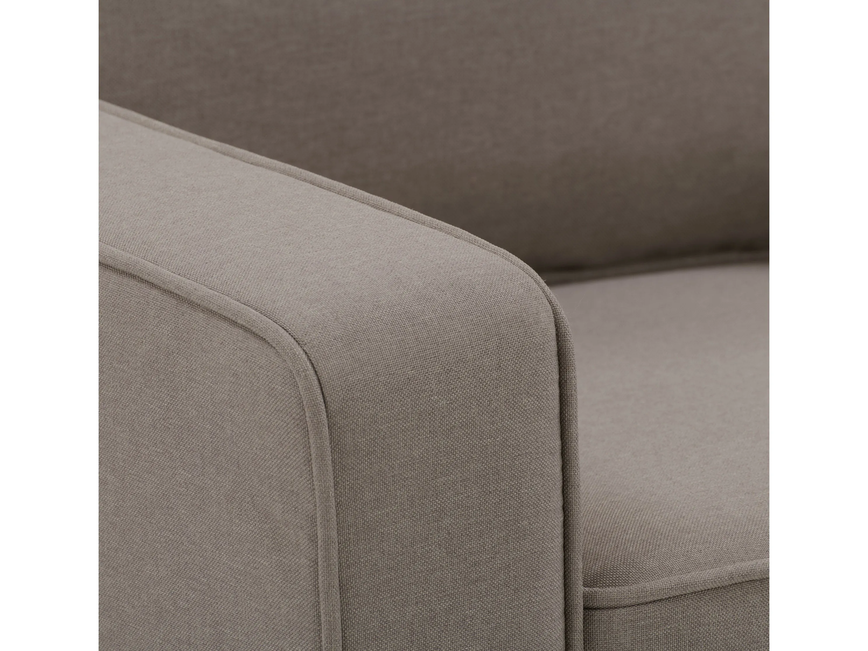 Taupe 2 Seater Sofa Loveseat