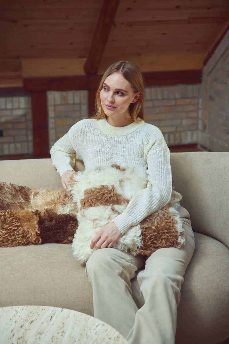 Toscana Lamb Cushion | Doublesided