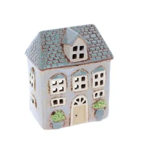 Village Pottery 16cm Garden House/Dormer Tealight