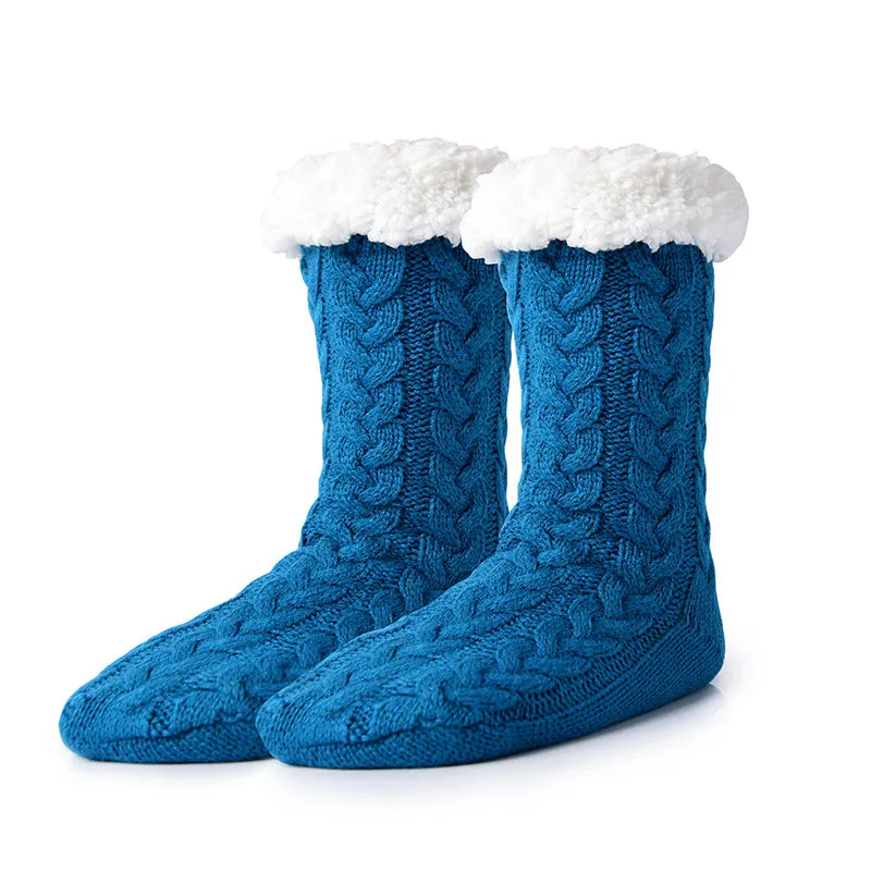 Winter Non-slip Socks Soft Warm Thickened Home Floor Socks for Women