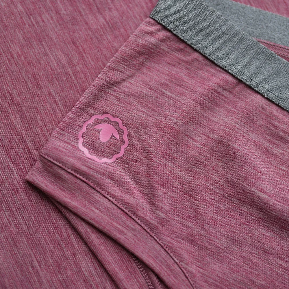 Womens Merino Blend 160 Hipster Knickers (Blush Melange)