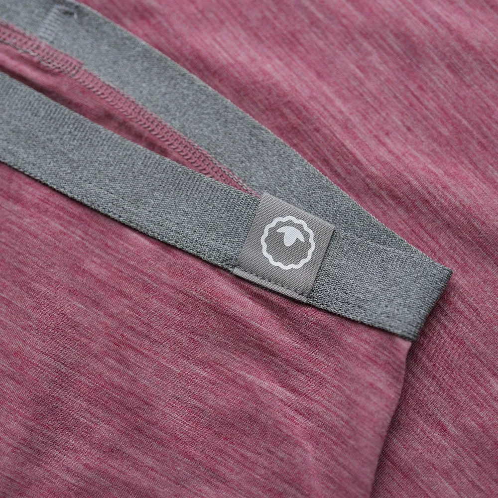 Womens Merino Blend 160 Hipster Knickers (Blush Melange)