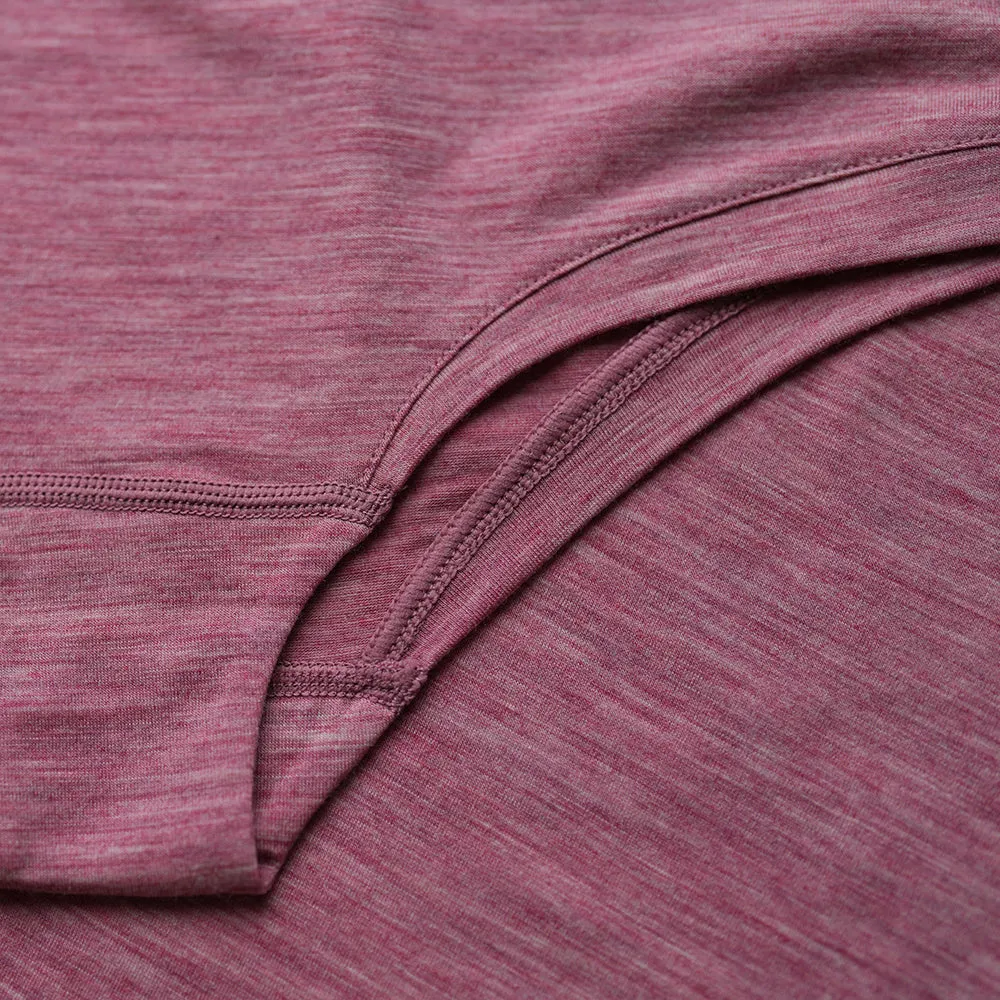 Womens Merino Blend 160 Hipster Knickers (Blush Melange)